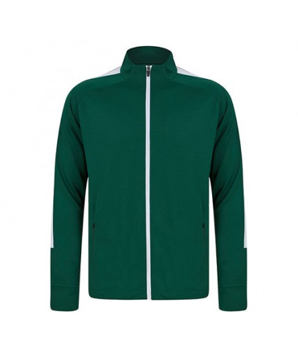 Unisex Knitted Tracksuit Top Bottle Green/White Unisex Knitted Tracksuit Top Bottle Green/White