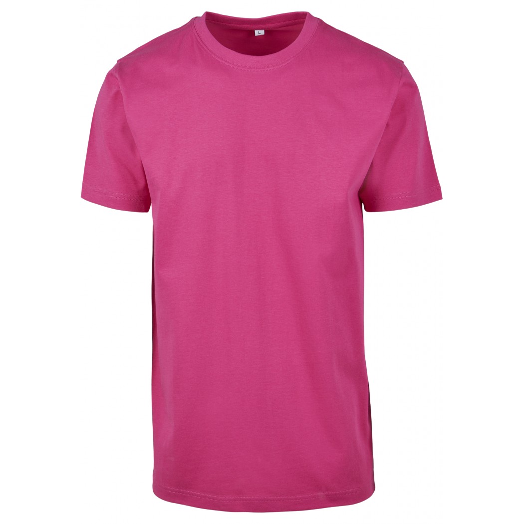 Round Neck Tee Hibiskus Pink