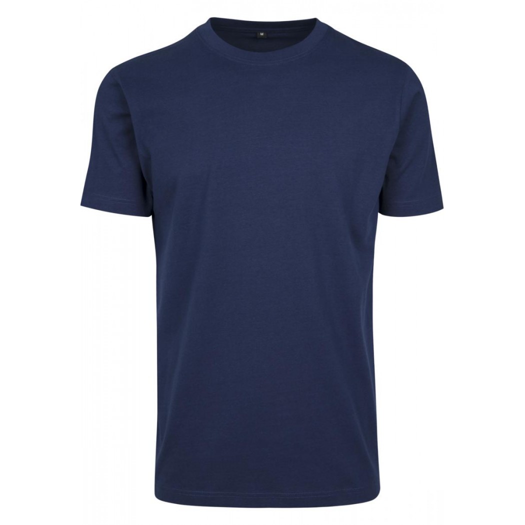 Round Neck Tee Light Navy