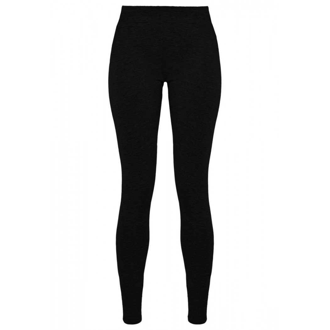 Ladies Stretch Jersey Leggings Black