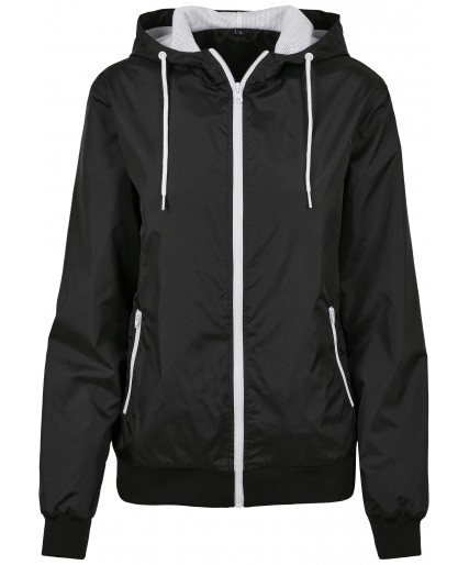 Ladies Windrunner Black/White