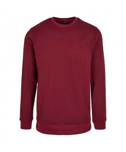 Basic Crewneck Shirt Burgundy Basic Crewneck Shirt Burgundy