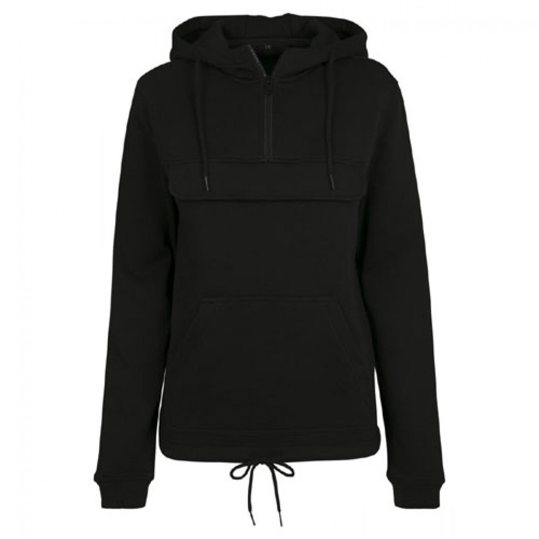 Ladies Sweat Pull Over Hoody Musta Ladies Sweat Pull Over Hoody Musta