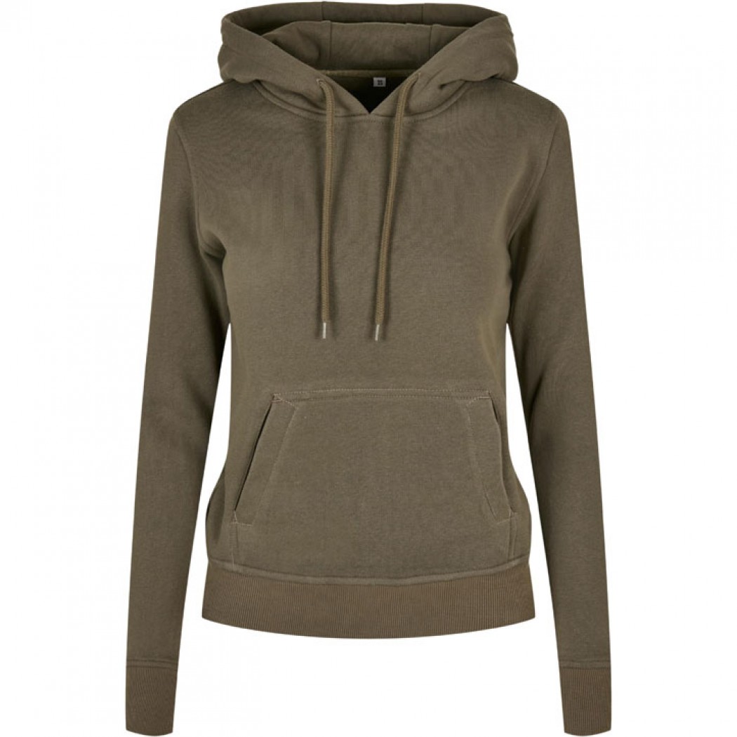 Ladies Organic Hoody Olive