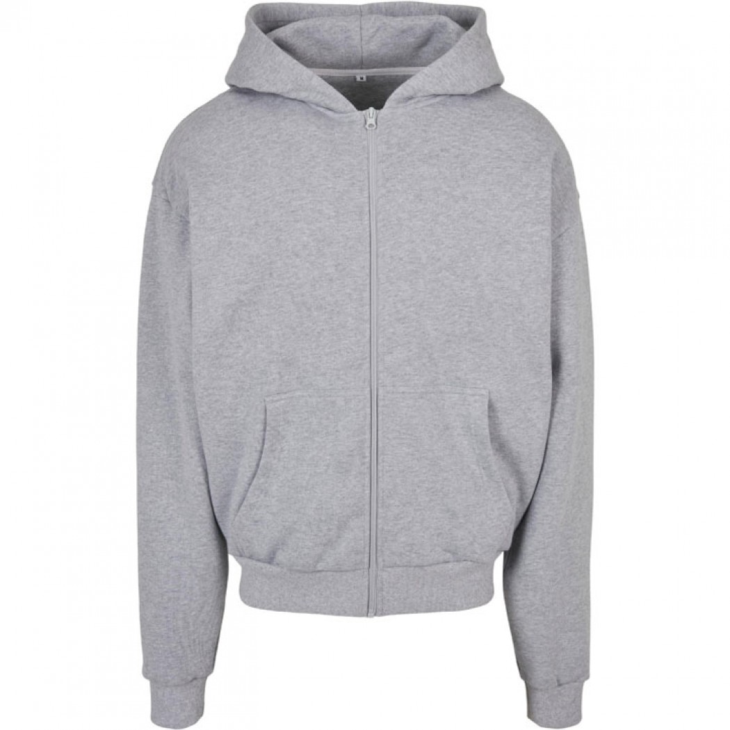 Ultra Heavy Zip Hoody Heather Grey