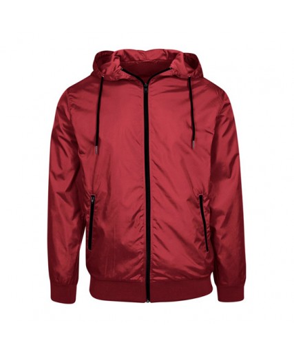 Windrunner Mens Nylon Jacket Burgundy/Black