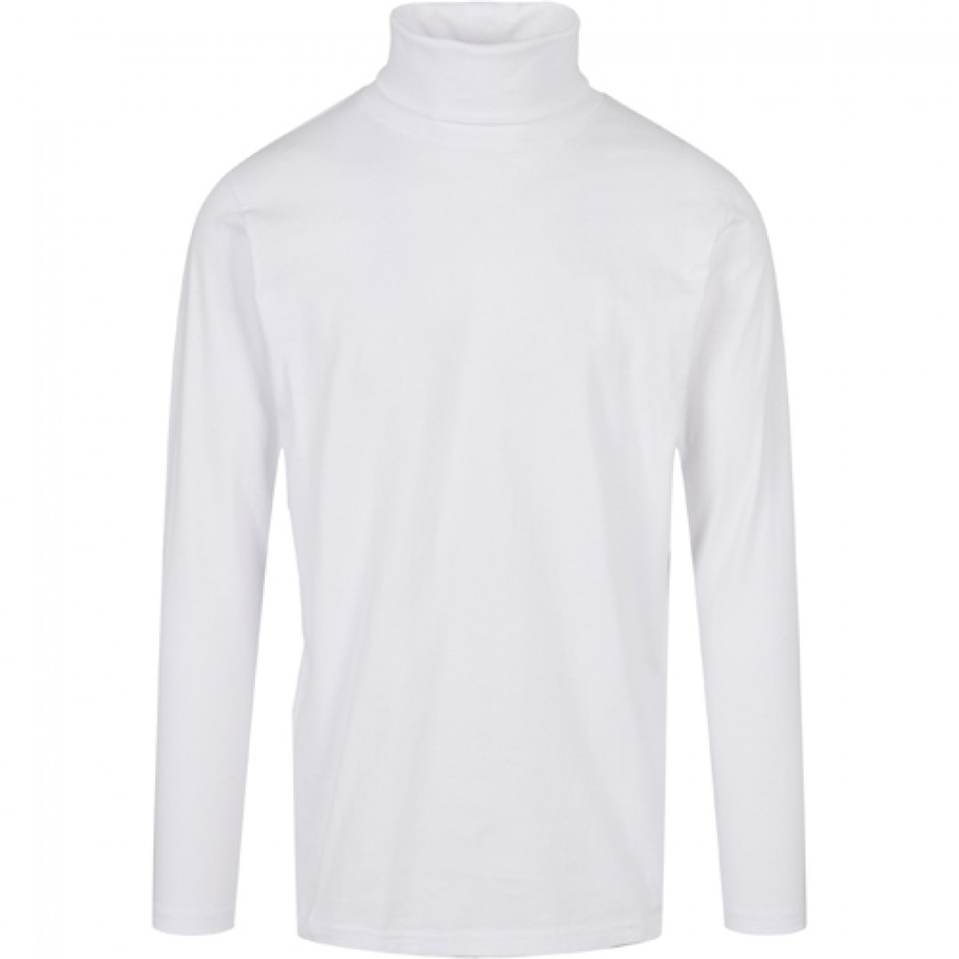 Turtle Neck Long Sleeve Shirt White Turtle Neck Long Sleeve Shirt White
