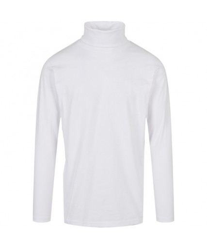 Turtle Neck Long Sleeve Shirt White Turtle Neck Long Sleeve Shirt White