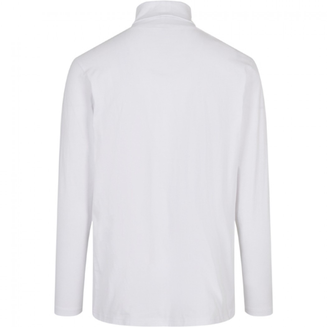 Turtle Neck Long Sleeve Shirt White Turtle Neck Long Sleeve Shirt White