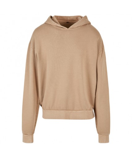 Acid Washed Oversize Hoody Unionbeige