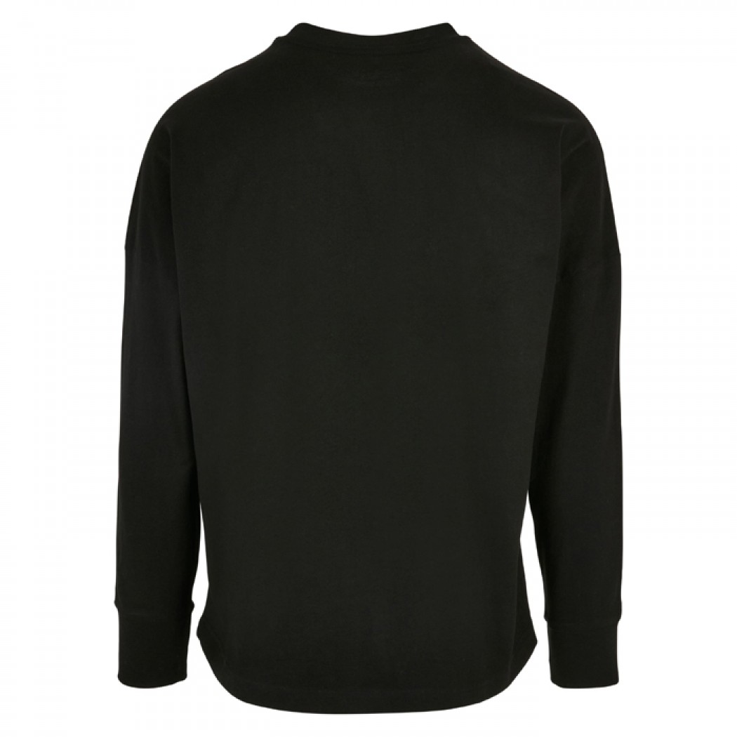 Oversized Cut On Sleeve Longsleeve Black Oversized Cut On Sleeve Longsleeve Black