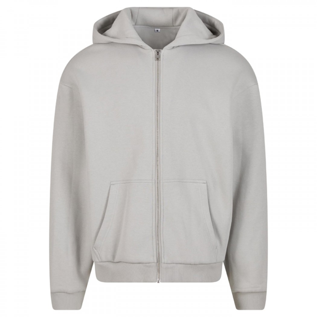 Fluffy Zip Hoody Asphalt