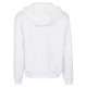 Fluffy Zip Hoody White