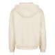 Fluffy Zip Hoody White Sand