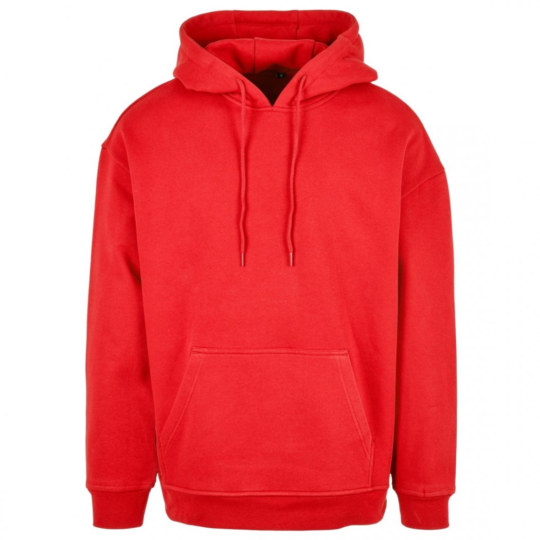 Basic Oversize Hoody Red Basic Oversize Hoody Red