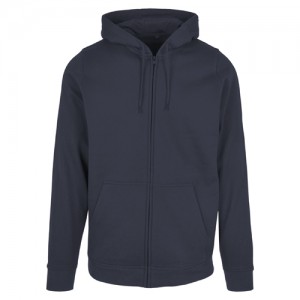 Basic Zip Hoody Navy