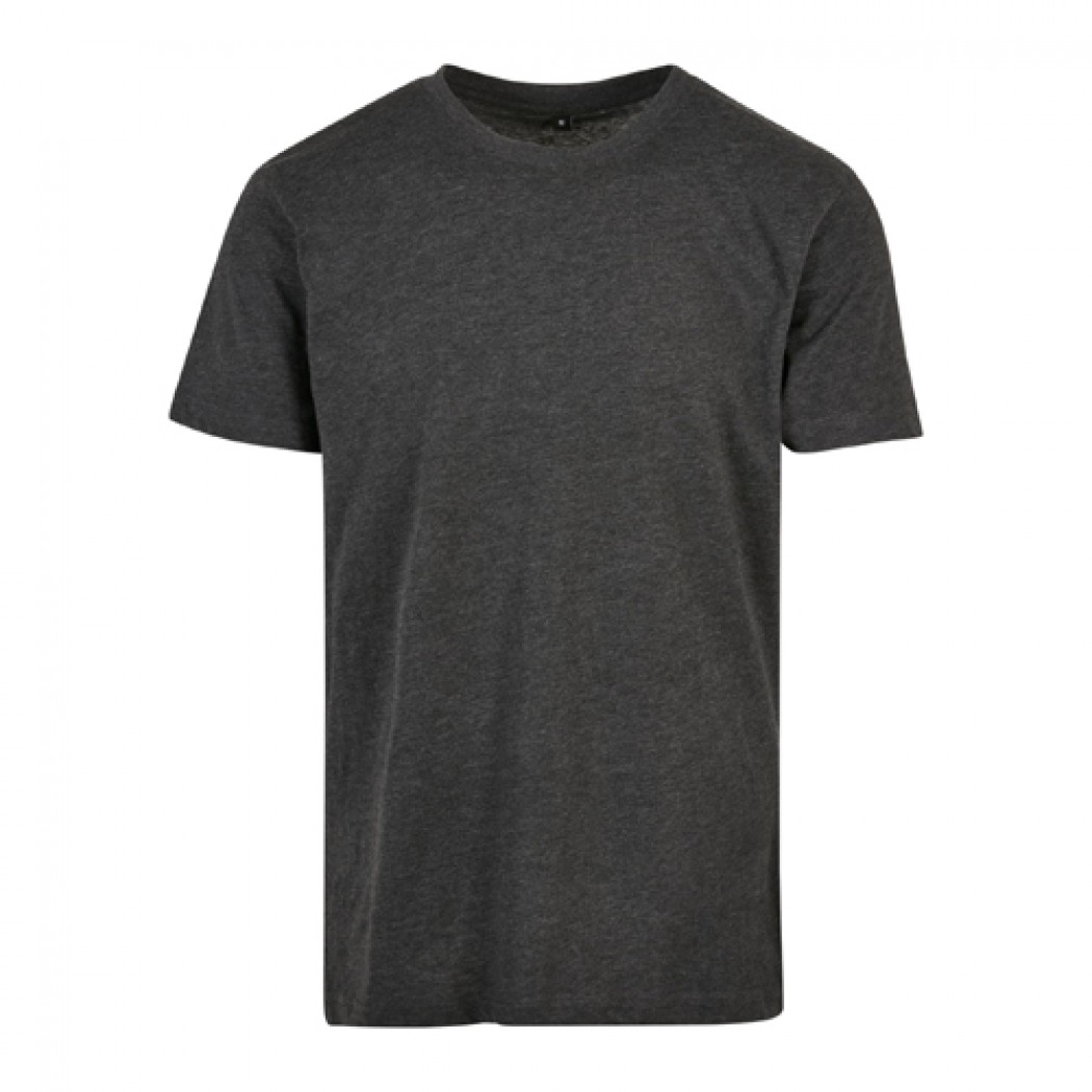 Basic Round Neck T-Shirt Charcoal