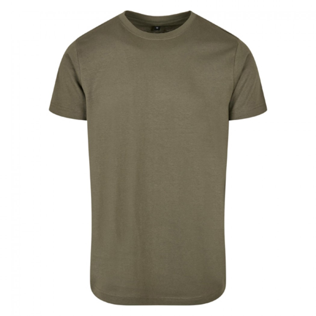 Basic Round Neck T-Shirt Olive Basic Round Neck T-Shirt Olive