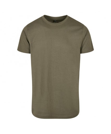 Basic Round Neck T-Shirt Olive Basic Round Neck T-Shirt Olive