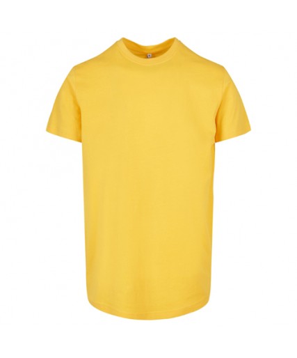 Basic Round Neck T-Shirt Taxi Yellow Basic Round Neck T-Shirt Taxi Yellow