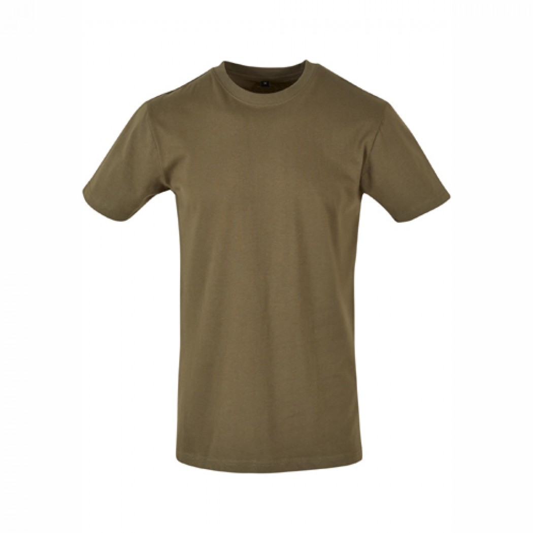 Round Neck Tee Natural Olive