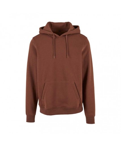 Heavyweight Fitted Hoody Chololate Brown