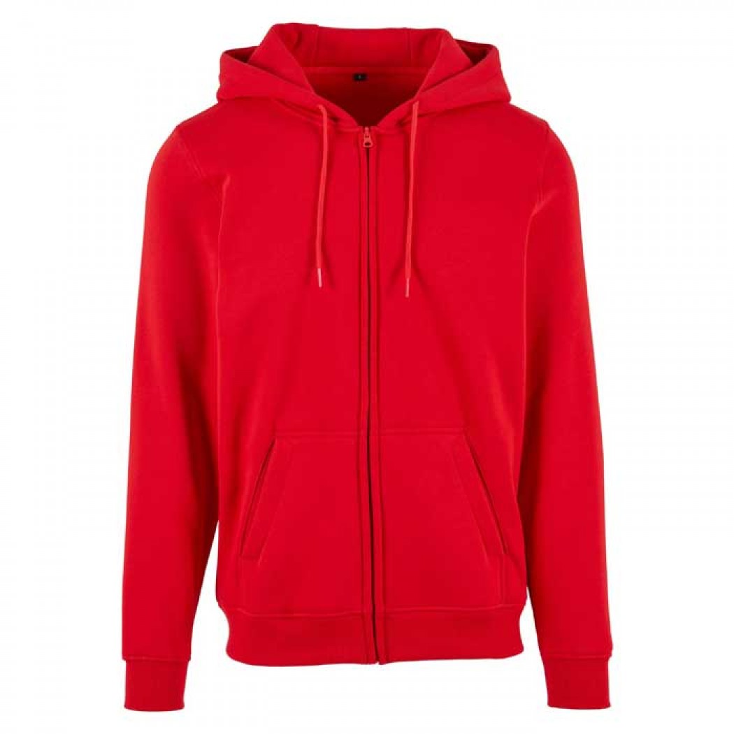 Heavy Zip Hood – Premium Zip Hoodie City Red