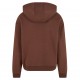 Fluffy Hoody Chocolate Brown