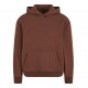 Fluffy Hoody Chocolate Brown