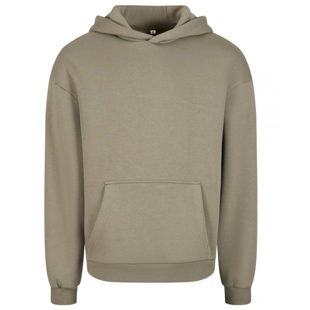 Fluffy Hoody Pale Olive