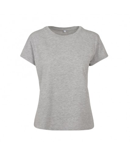 Ladies Box Tee Heather Grey