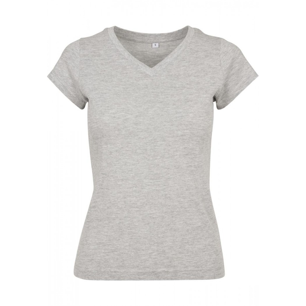 Ladies Basic Tee Heather Grey