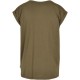 Ladies Organic Extended Shoulder Tee Olive