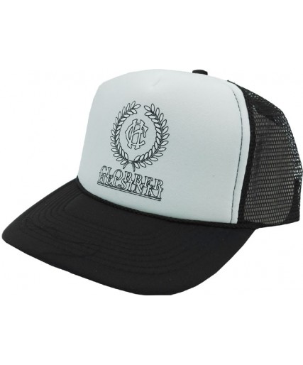 Clobber Helsinki Laurus Logo Trucker Cap Black/White