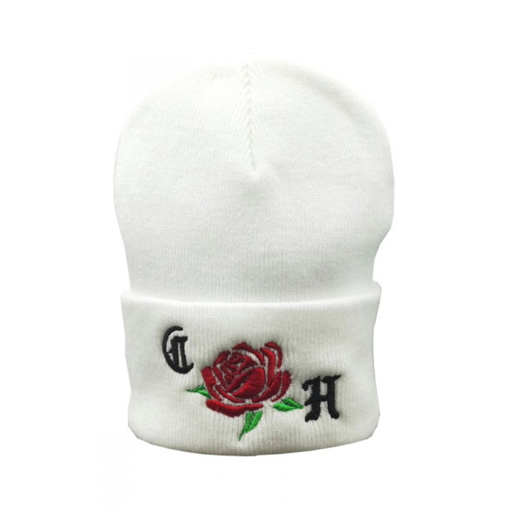 Clobber Helsinki Rose Beanie Hat White