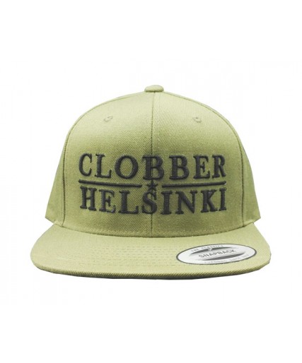 Clobber Helsinki Lone Star Snapback Cap Olive Clobber Helsinki Lone Star Snapback Cap Olive