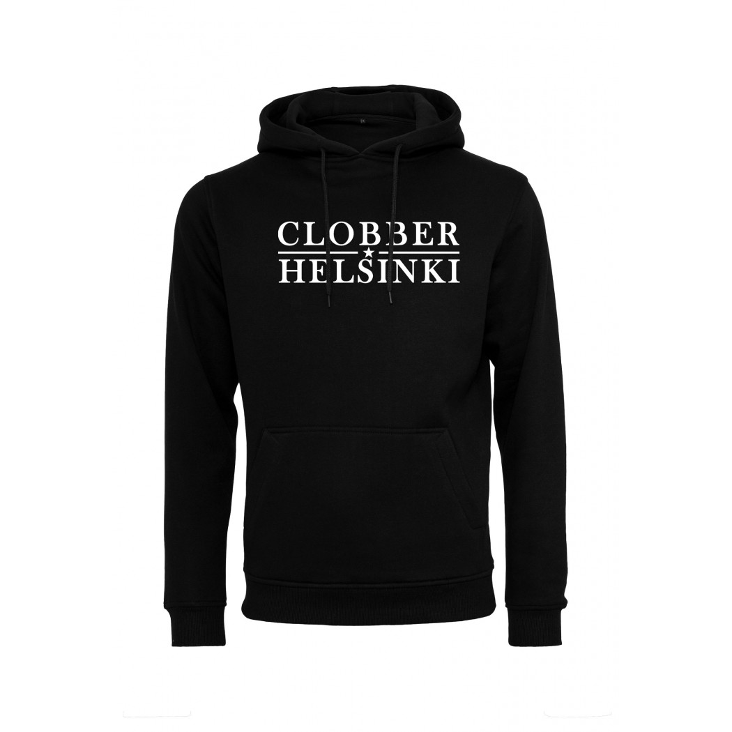 Clobber Helsinki Lone Star Mens Premium Fitted Hoodie Black Clobber Helsinki Lone Star Mens Premium Fitted Hoodie Black