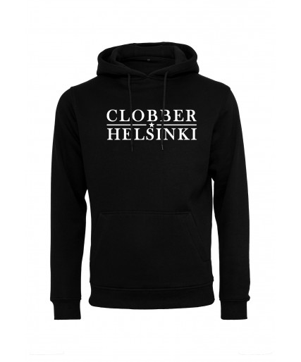 Clobber Helsinki Lone Star Mens Premium Fitted Hoodie Black Clobber Helsinki Lone Star Mens Premium Fitted Hoodie Black