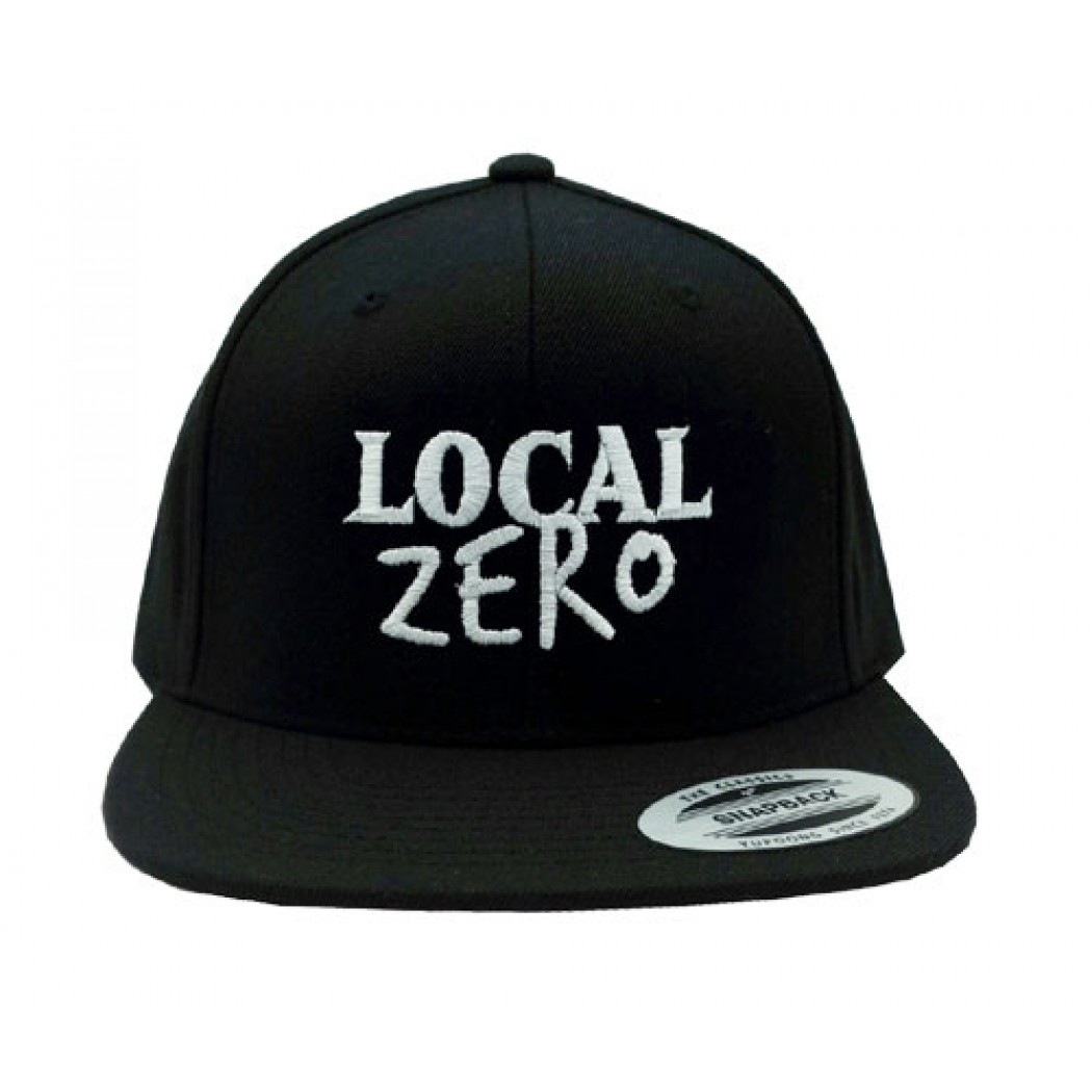 Local Zero Snapback Hat Black
