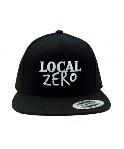 Local Zero Snapback Hat Black