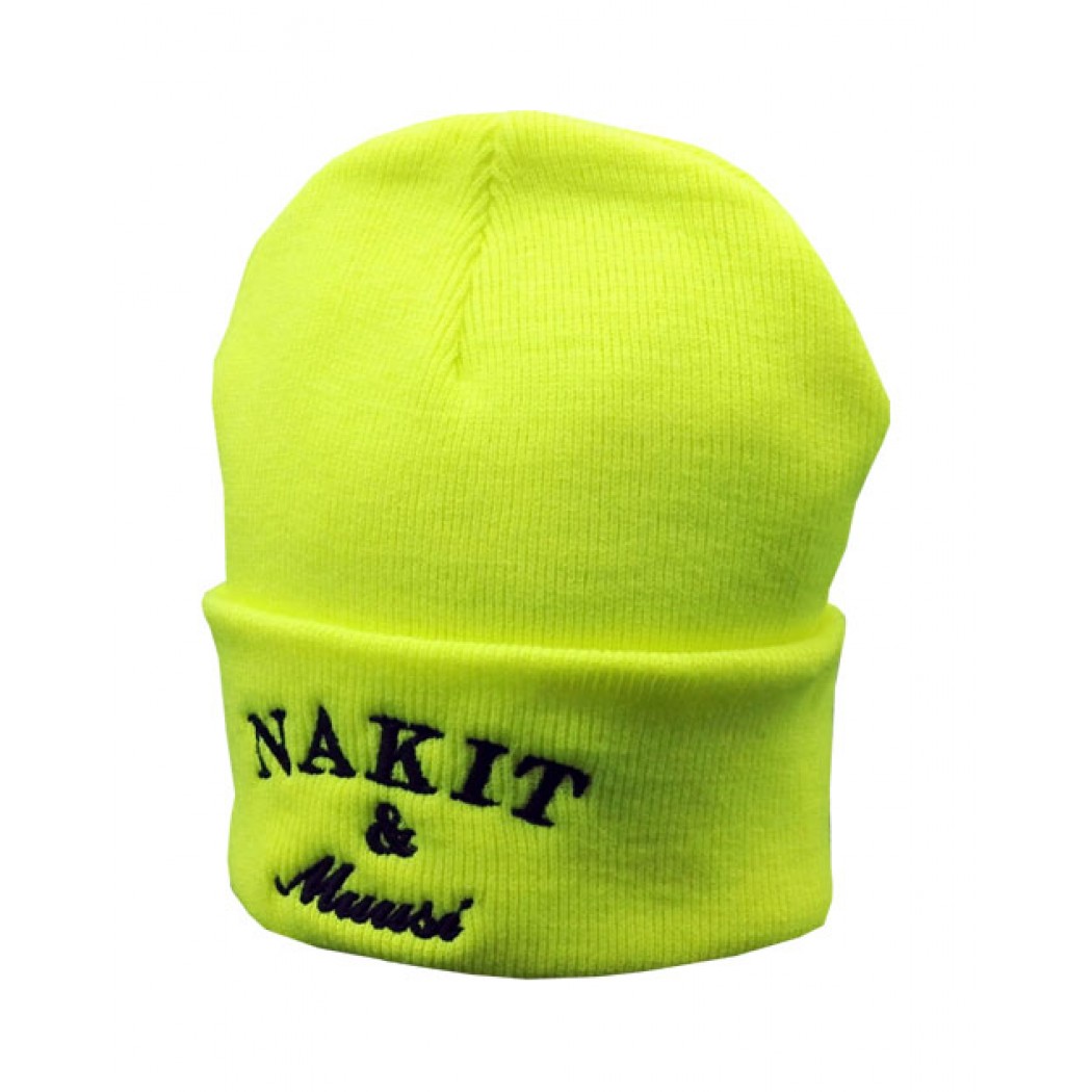 Nakit & Muusi Beanie Safety Yellow