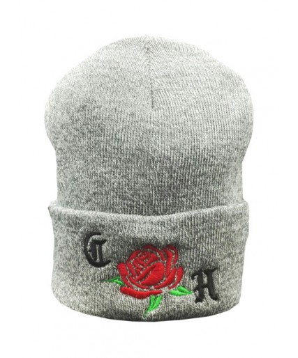 Clobber Helsinki Rose Beanie Heather Grey Clobber Helsinki Rose Beanie Heather Grey