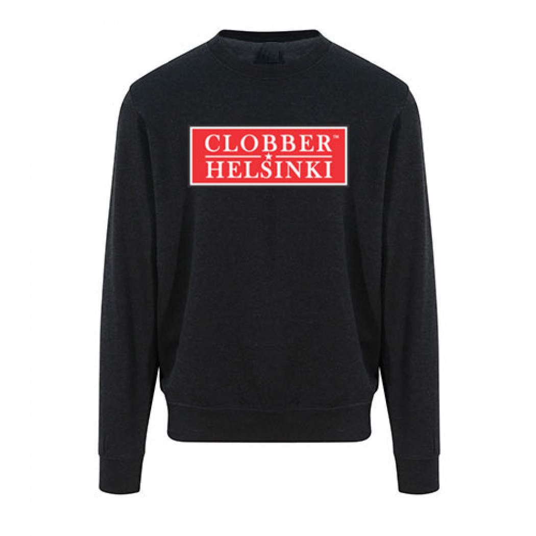 Clobber Helsinki Boxed Mens Crewneck Smoke Black