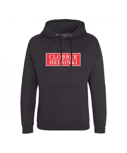 Clobber Helsinki Boxed Hood Mens Fitted Zip Hoodie Black Clobber Helsinki Boxed Hood Mens Fitted Zip Hoodie Black