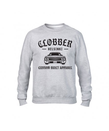 Clobber Helsinki Custom Built Mens Crewneck Shirt Heather Grey Clobber Helsinki Custom Built Mens Crewneck Shirt Heather Grey