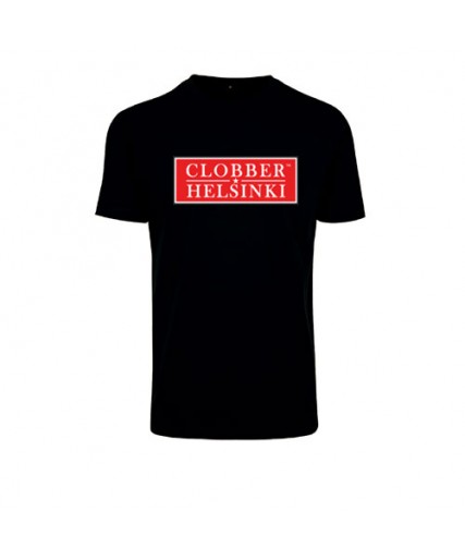Clobber Helsinki Boxed Fitted Mens Tee Black Clobber Helsinki Boxed Fitted Mens Tee Black