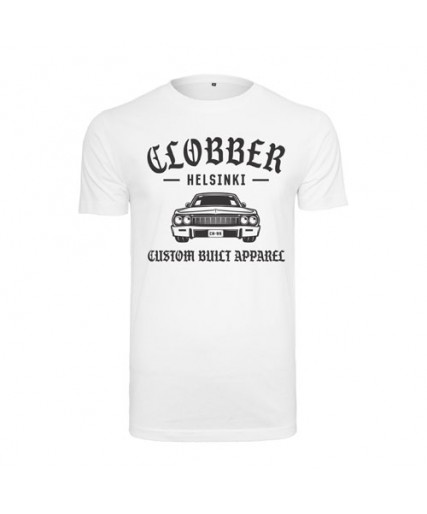 Clobber Helsinki Custom Built Mens Fitted Tee White Clobber Helsinki Custom Built Mens Fitted Tee White