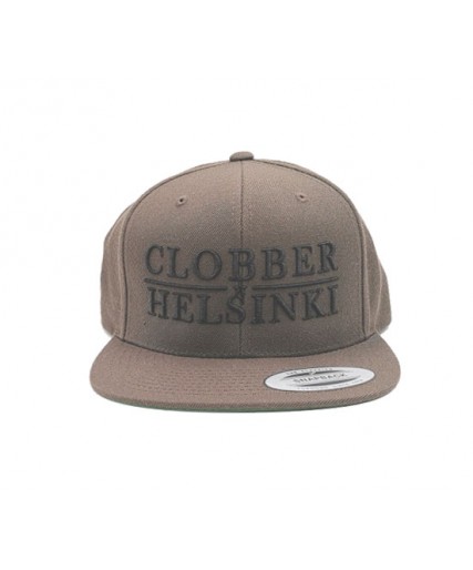 Clobber Helsinki Lone Star Snapback Cap Brown Clobber Helsinki Lone Star Snapback Cap Brown