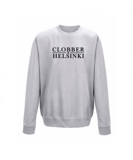 Clobber Helsinki Star Mens Premium Sweatshirt Ash Clobber Helsinki Star Mens Premium Sweatshirt Ash