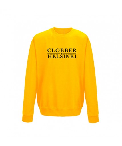Clobber Helsinki Star Mens Premium Sweatshirt Gold